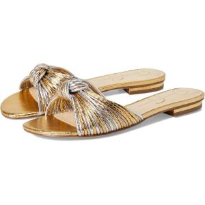 imageJessica Simpson Womens Dydra Denim SlipOn Slide SandalsSilver Combo