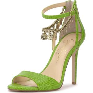imageJessica Simpson Womens Jetser Heeled SandalLizard Green Mini Lizard