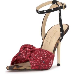 imageJessica Simpson Womens Neveny Heeled SandalRed Muse Combo