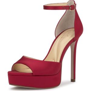 imageJessica Simpson Womens Sohilea PumpChili Pepper Satin