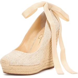 imageJessica Simpson Womens Zexie Espadrille Wedge SandalNatural