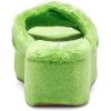 imageJessica Simpson Womens Talulla Faux Fur Slides Flatform SandalsGreen