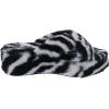 imageJessica Simpson Womens Talulla Faux Fur Slides Flatform SandalsWhiteBlack