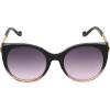 imageJessica Simpson Womens J5012 Retro Cat Eye Sunglasses With Uv400 ProtectionBlack to Rose