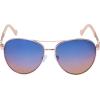 imageJessica Simpson Womens J5596 Classic Metal Aviator Pilot Sunglasses with UV400 ProtectionRose Gold  Nude