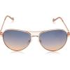 imageJessica Simpson Womens J5596 Classic Metal Aviator Pilot Sunglasses with UV400 ProtectionRose Gold
