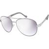 imageJessica Simpson Womens J5596 Classic Metal Aviator Pilot Sunglasses with UV400 ProtectionSilver  Grey