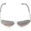 imageJessica Simpson Womens J5596 Classic Metal Aviator Pilot Sunglasses with UV400 ProtectionSilver  Grey