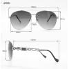 imageJessica Simpson Womens J5596 Classic Metal Aviator Pilot Sunglasses with UV400 ProtectionSilver  White