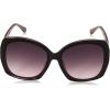 imageJessica Simpson Womens J5839 Oversized Butterfly SunglassesBlack  Rose Gold
