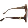 imageJessica Simpson Womens J5839 Oversized Butterfly SunglassesBrown  Nude