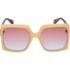 imageJessica Simpson Womens J5839 Oversized Butterfly SunglassesNude  Tortoise