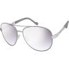 imageJessica Simpson Womens J5596 Classic Metal Aviator Pilot Sunglasses with UV400 ProtectionSilver  Grey