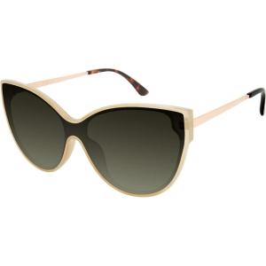 imageJessica Simpson Womens J5012 Retro Cat Eye Sunglasses With Uv400 ProtectionCream  Tortoise