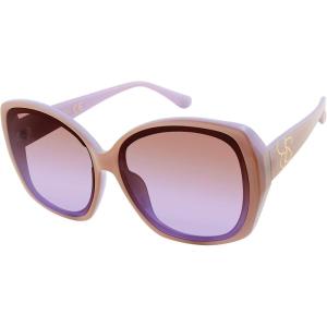 imageJessica Simpson Womens J5839 Oversized Butterfly SunglassesNude  Lilac