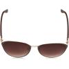 imageJessica Simpson J5329 Chic Womens Metal Cat Eye Sunglasses with 100 Uv Protection Glam Gifts for Her 60 MmGold  Brown