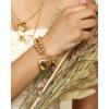 imageJessica Simpson Womens Heart Charm Bracelet  75quot GoldTone Charm Bracelet JewelryPuffy Heart