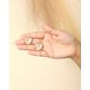 imageJessica Simpson Womens Heart Stud Earrings  GoldTone Heart Earrings Studs