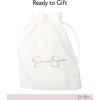 imageJessica Simpson Womens Hoop Earrings  SilverTone or GoldTone Hoop Earrings for WomenGold Flat Omega