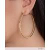 imageJessica Simpson Womens Hoop Earrings  SilverTone or GoldTone Hoop Earrings for WomenGold Omega