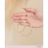 imageJessica Simpson Womens Hoop Earrings  SilverTone or GoldTone Hoop Earrings for WomenGold Twist