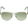 imageJessica Simpson Womens J106 Iconic Metal Aviator Pilot Sunglasses with UV400 ProtectionGold  Green