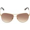 imageJessica Simpson Womens J106 Iconic Metal Aviator Pilot Sunglasses with UV400 ProtectionGold