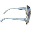 imageJessica Simpson Womens J5234 Oversized Retro Butterfly SunglassesBlue