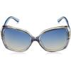 imageJessica Simpson Womens J5234 Oversized Retro Butterfly SunglassesBlue
