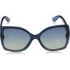 imageJessica Simpson Womens J5234 Oversized Retro Butterfly SunglassesBlue