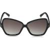 imageJessica Simpson Womens J5393 Timeless and Elegant Vintage Oval SunglassesBlack