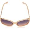imageJessica Simpson Womens J5393 Timeless and Elegant Vintage Oval SunglassesNude