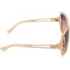 imageJessica Simpson Womens J5393 Timeless and Elegant Vintage Oval SunglassesNude