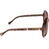 imageJessica Simpson Womens J5393 Timeless and Elegant Vintage Oval SunglassesTortoise