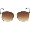 imageJessica Simpson Womens J5686 Oversized Square Sunglasses With Uv400 ProtectionGold