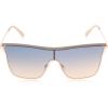 imageJessica Simpson Womens J5686 Oversized Square Sunglasses With Uv400 ProtectionNude  Rose Gold