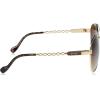imageJessica Simpson Womens J5702 Elegant Metal Aviator Pilot Sunglasses with UV400 ProtectionGold  Tortoise