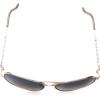 imageJessica Simpson Womens J5702 Elegant Metal Aviator Pilot Sunglasses with UV400 ProtectionRose Gold  Nude