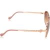 imageJessica Simpson Womens J5702 Elegant Metal Aviator Pilot Sunglasses with UV400 ProtectionRose Gold  Rose
