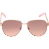 imageJessica Simpson Womens J5702 Elegant Metal Aviator Pilot Sunglasses with UV400 ProtectionRose Gold  Rose