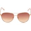 imageJessica Simpson Womens J5702 Elegant Metal Aviator Pilot Sunglasses with UV400 ProtectionRose Gold  Rose