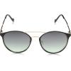 imageJessica Simpson Womens J6222 Vintage Metal Round SunglassesBlack  Gold