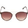 imageJessica Simpson Womens J6222 Vintage Metal Round SunglassesBrown  Gold