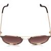 imageJessica Simpson Womens J6222 Vintage Metal Round SunglassesBrown  Gold