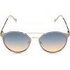 imageJessica Simpson Womens J6222 Vintage Metal Round SunglassesNude  Rose Gold