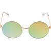 imageJessica Simpson Womens J6222 Vintage Metal Round SunglassesRose Gold  White