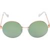 imageJessica Simpson Womens J6222 Vintage Metal Round SunglassesRose Gold  White