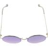 imageJessica Simpson Womens J6222 Vintage Metal Round SunglassesSilver  Blue