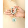 imageJessica Simpson Womens Layered Boho Turquoise Star Necklace 16quot  2quot  GoldTone Turquoise Statement Necklace