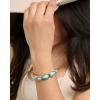 imageJessica Simpson Womens Turquoise Bracelet  Oxidized Silver or GoldTone Bracelet with Turquoise StonesGold
